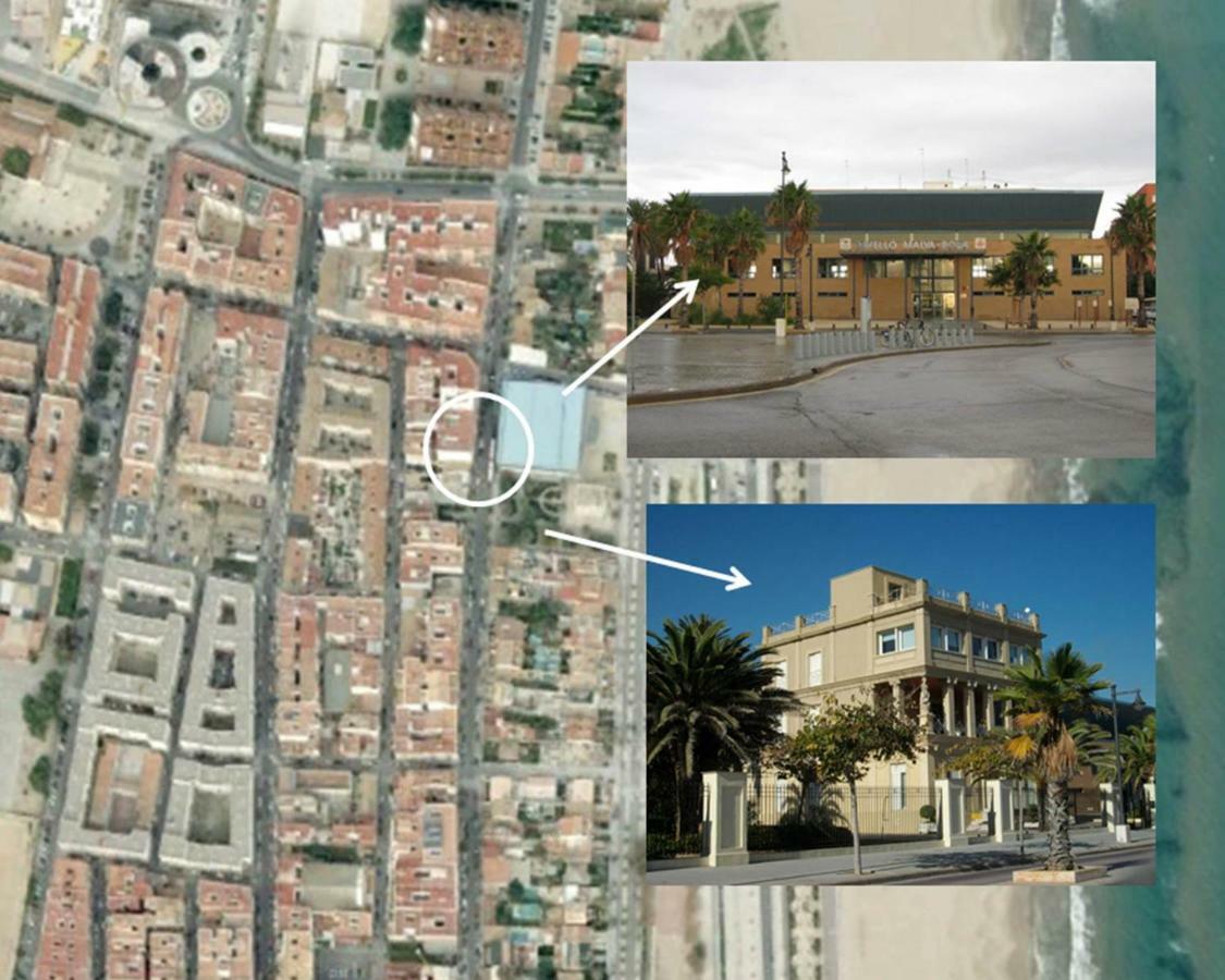Piso Playa Patacona/Malvarrosa Valencia Exterior foto